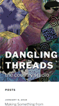 Mobile Screenshot of danglingthreads.com